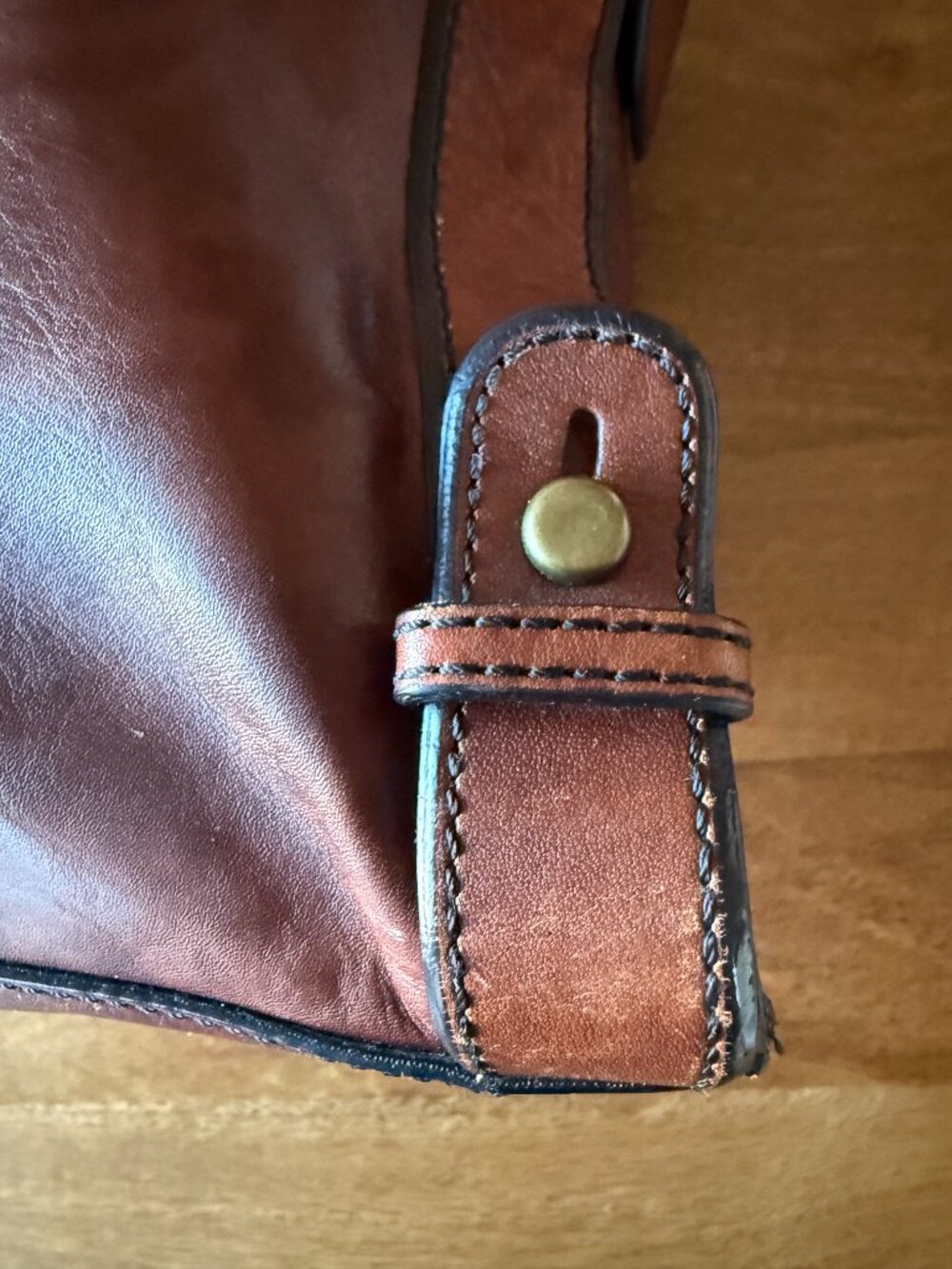FOSSIL Vintage Reissue VRI Leather Satchel Shoulder Bag. - Picture 10 of 15